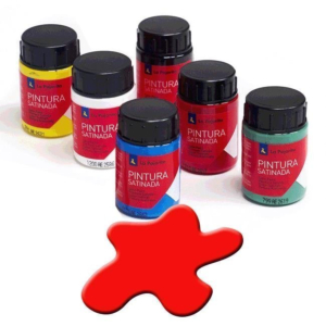 PINTURA PLÁSTICA LA PAJARITA BERMELLÓN Nº7 35 ML.