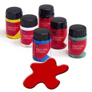 PINTURA PLÁSTICA LA PAJARITA CARMÍN Nº9 35 ML.