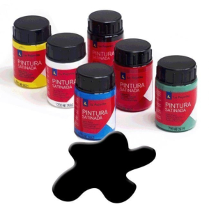 PINTURA PLÁSTICA LA PAJARITA NEGRO Nº22 35 ML.