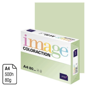 PAPEL ANTALIS IMAGE COLORACTION VERDE PASTEL A4 80 G. 500 H. REF. JUNGLE
