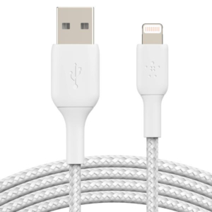 BRAIDED A-LTG 1M  WHT