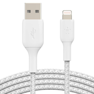 BRAIDED A-LTG 2M  WHT