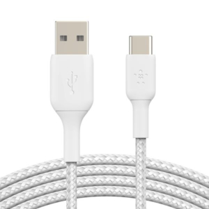BRAIDED C-A 2M  WHT