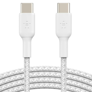 BRAIDED C-C 2.0 1M  WHT