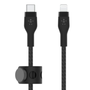 USB-C TO LTG_BRAID SILIC 2M BLACK