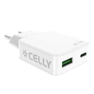 CARGADOR  1 USB-C 1 USB- A 45W