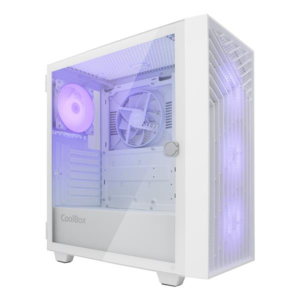CAJA ATX GA300 GRIDLINE ARGB WHITE