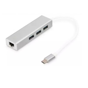 HUB USB 3.0 TYPE-C  CON GIGABIT ET