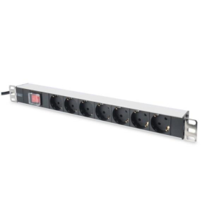PDU 7 SCHUKO 19  1U LIGHT SWITC
