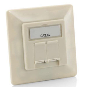 WALL PLATE 80X80 CAT.6