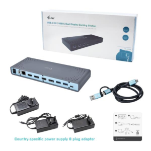 USB 3.0/USB-C DOCKING STATION 5K/2X
