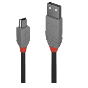1M USB2.0 TYPEA TO MINI-B CAB,ALINE
