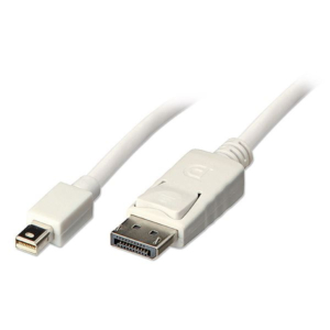 MINI DP TO DP CABLE  WHITE 2M