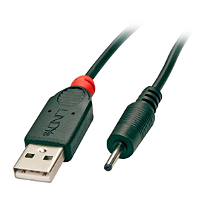 CABLE USB A M - DC 2.5/0.7MM M