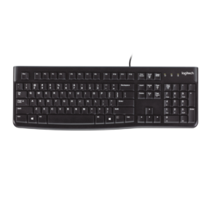 TECLADO K120 USB NEGRO INGLES (US)