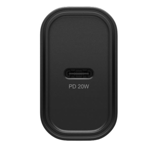 OB WALL CHARGER STD 20W 1XUSB-C BLK