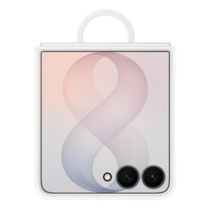 FUNDA SILICONE MAGNET Z FLIP8 CREAM