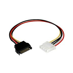 CABLE 30CM MOLEX LP4 A SATA