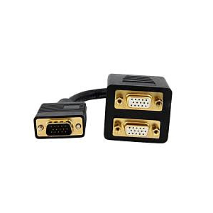 CABLE 30CM SPLITTER 2X VGA