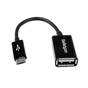 CABLE 12CM MICRO USB A USB OTG