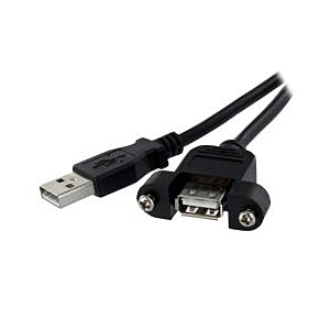 CABLE 30CM DE PANEL USB A M H