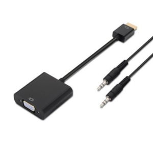 CABLE CONVERSOR AISENS DE USB-C A SVGA Y JACK 10 + 1 CM                                             