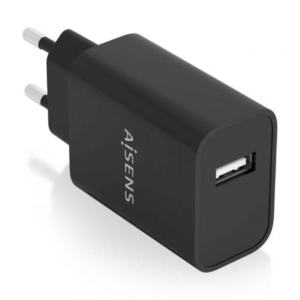CARGADOR USB 10W 5V/2A NEGRO