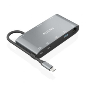 USB-C DOCK 8 EN 1 GRIS 20CM