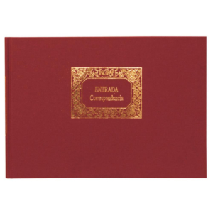 LIBRO ENTRADA DE CORRESPONDENCIA MIQUEL RIUS FOLIO APAISADO 305 X 212 MM 100 HOJAS                  