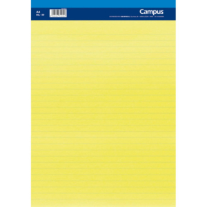 BLOC NOTAS MICROPERFORADO CAMPUS A4 60G AMARILLO 50 HOJAS                                           