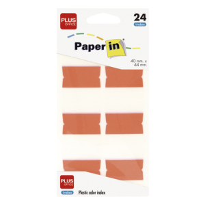BANDERITAS RÍGIDAS PAPER IN PLUS OFFICE 4 COLORES 24 UD.                                            