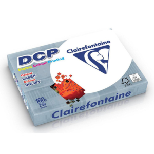 PAPEL A4 DCP CLAIREFONTAINE 160G 250 HOJAS BLANCO                                                   