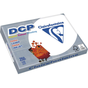 PAPEL A4 DCP CLAIREFONTAINE 250G 125 HOJAS BLANCO                                                   