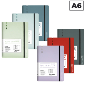CARPETA ANILLAS CAMPUS UNIVERSITY A6 40 HOJAS 80G                                                   