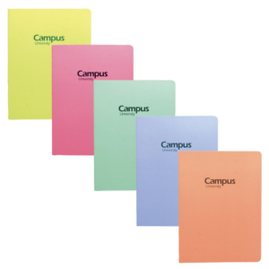LIBRETA COSIDA CAMPUS UNIVERSITY 190 X 255 MM 36 HOJAS 70G LISO PASTEL                              