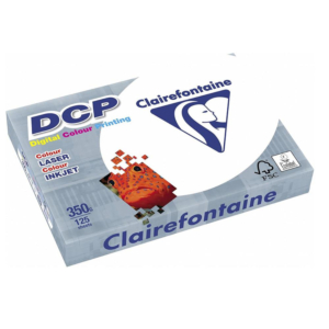 PAPEL A4 DCP CLAIREFONTAINE 350G 125 HOJAS BLANCO                                                   