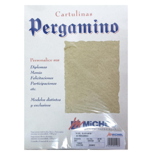 PAPEL PERGAMINO A4 PIEL ELEFANTE 125G 25 HOJAS COLOR PERGAMINO                                      