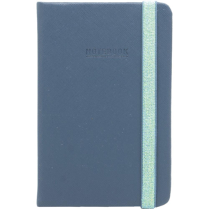 LIBRETA ENCUADERNADA CAMPUS UNIVERSITY NOTEBOOK A6 96 HOJAS 80G LISO CON GOMA AZUL                  