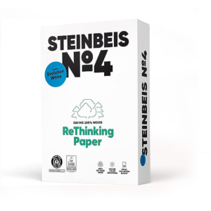 PAPEL A3 100% RECICLADO STEINBEIS Nº4 80G 500 HOJAS                                                 