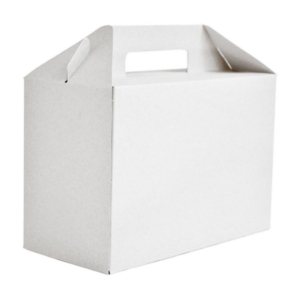 CAJA EMBALAR MALETÍN 35 X 11,8 X 25,5 CM BLANCO                                                     