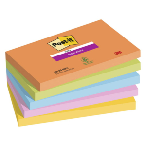 BLOC NOTAS ADHESIVAS POST-IT 76 X 127 MM BOOST 450 HOJAS                                            