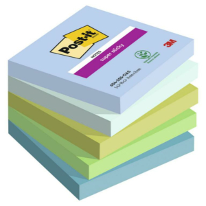 BLOC NOTAS ADHESIVAS POST-IT 76MMX76MM OASIS 540 HOJAS                                              