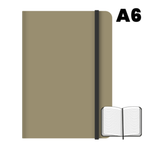 LIBRETA COSIDA CAMPUS UNIVERSITY A6 RAYADO HORIZONTAL BEIGE                                         