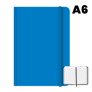 LIBRETA COSIDA CAMPUS UNIVERSITY A6 RAYADO HORIZONTAL AZUL CIELO                                    