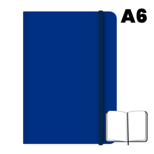 LIBRETA COSIDA CAMPUS UNIVERSITY A6 HOJAS LISAS AZUL                                                