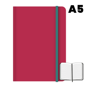 LIBRETA COSIDA CAMPUS UNIVERSITY A5 RAYADO HORIZONTAL FUCSIA                                        