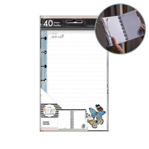 RECAMBIO PAPEL HAPPY PLANNER PAPILLON 40 HOJAS                                                      