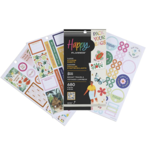 PEGATINAS HAPPY PLANNER BRIGHT 30 HOJAS                                                             
