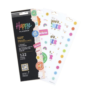 PEGATINAS HAPPY PLANNER HIPPIE 8 HOJAS                                                              