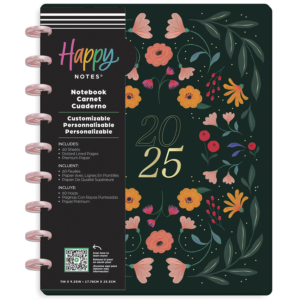 NOTEBOOK CLASSIC HAPPY PLANNER HAPPY POPPIES HOJAS                                                  